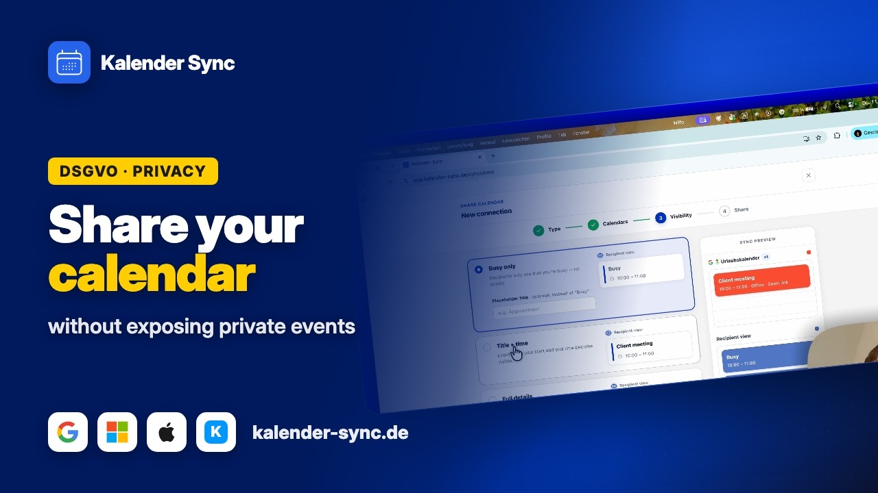 Share Your Calendar Without Exposing Private Events – Kalender Sync